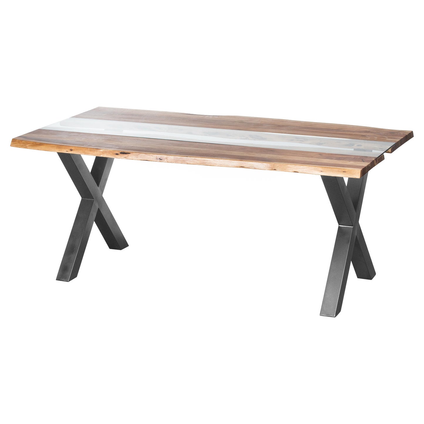 Live Edge Collection River Dining Table - Fairspot UK