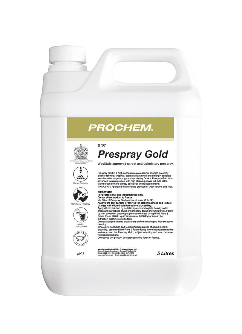 Prochem Prespray Gold 5L - Fairspot UK