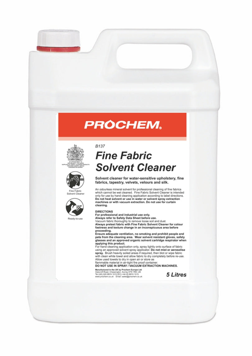Prochem Fine Fabric Solvent Cleaner 5L - Fairspot UK