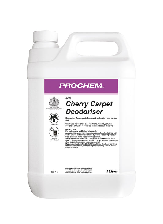 Prochem Cherry Carpet Deodoriser 5L - Fairspot UK