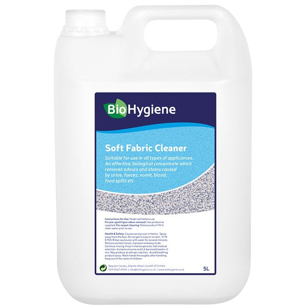 BioHygiene Soft Fabric and Carpet Cleaner 5 Litre - Fairspot UK