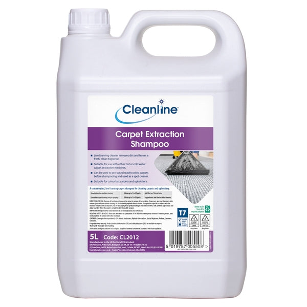 Cleanline Carpet Extraction Shampoo 5 Litre - Fairspot UK