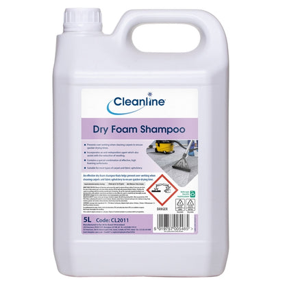 Cleanline Dry Foam Shampoo 5 Litre - Fairspot UK