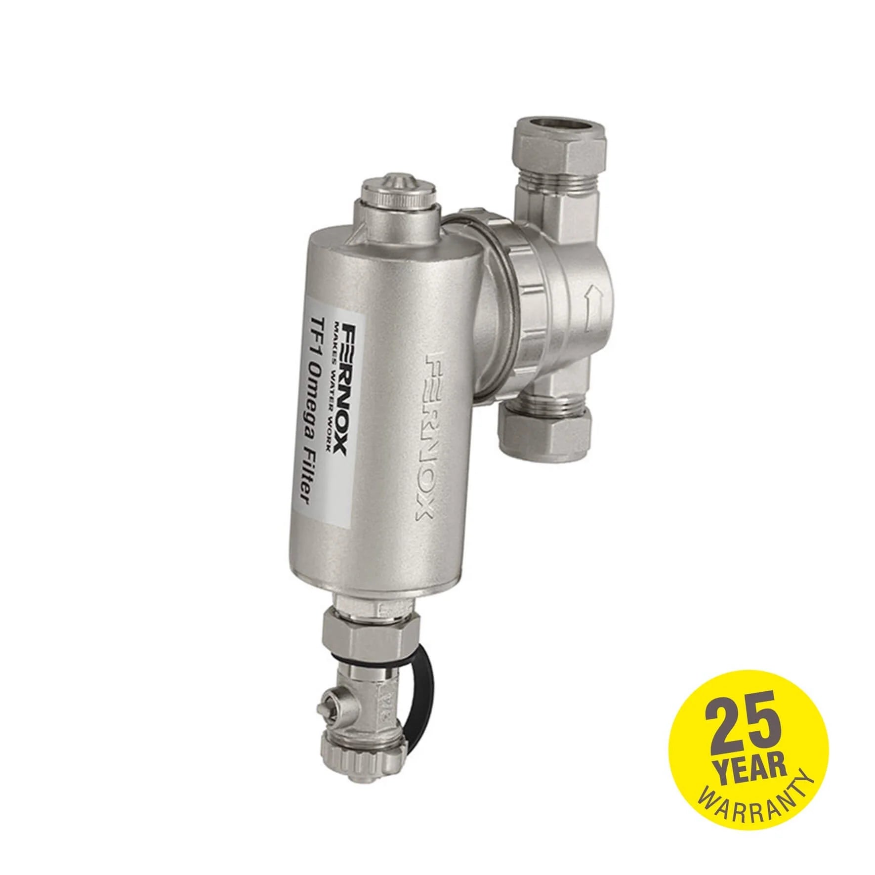 Fernox TF1 Omega Central Heating Filter with 22mm Slip Connections | 62248 | Fairspot UK
