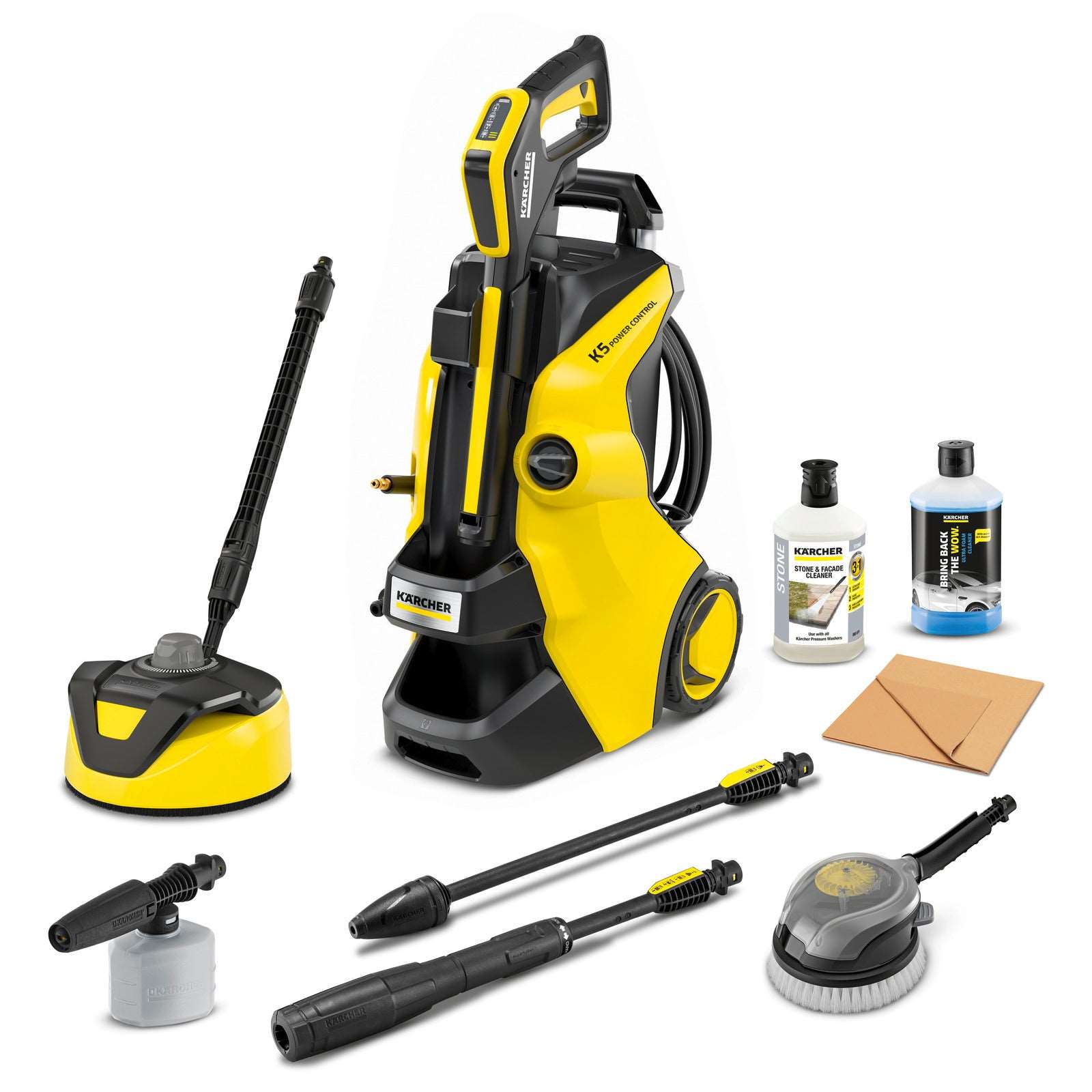 Karcher K5 Power Control Car and Home 2100W Pressure Washer with Car and Patio Tools - Fairspot UK