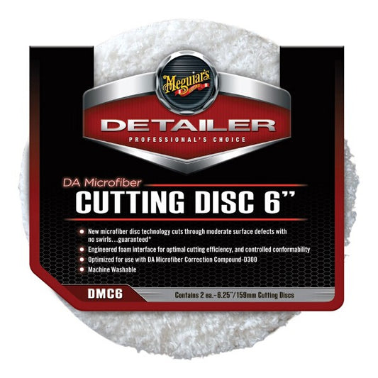 Meguiars Detailer DA Microfiber Cutting Disc 6" (2pcs) - Fairspot UK