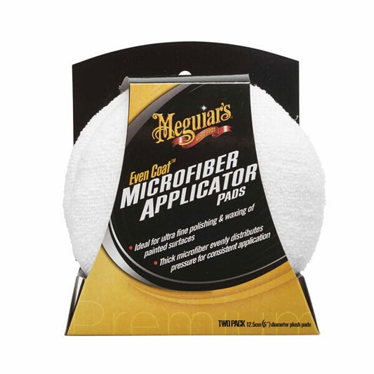 Meguiars Even Coat 5" Microfiber Applicator Pads (2pcs) - Fairspot UK