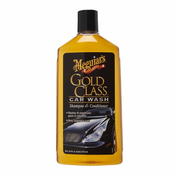 Meguiars Gold Class Car Wash Shampoo & Conditioner 473ml | G7116EU - Fairspot UK