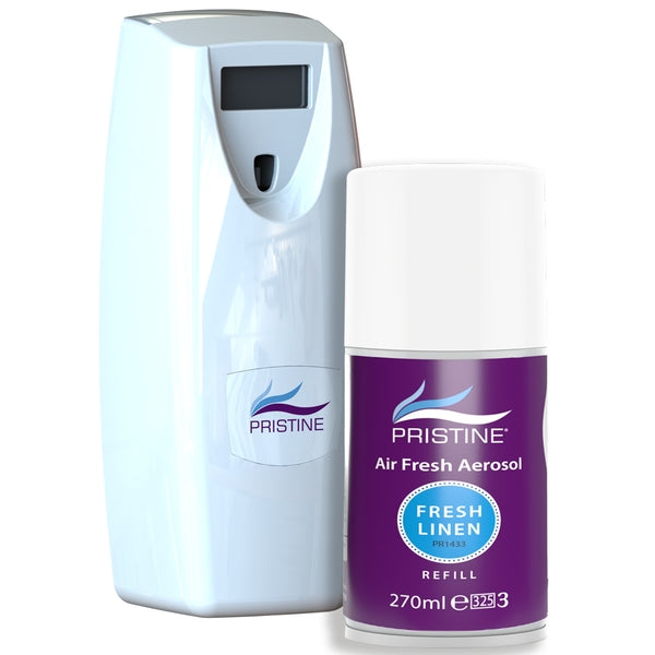 PRISTINE Air Fresh Starter Pack With Fresh Linen 270ML - Fairspot UK