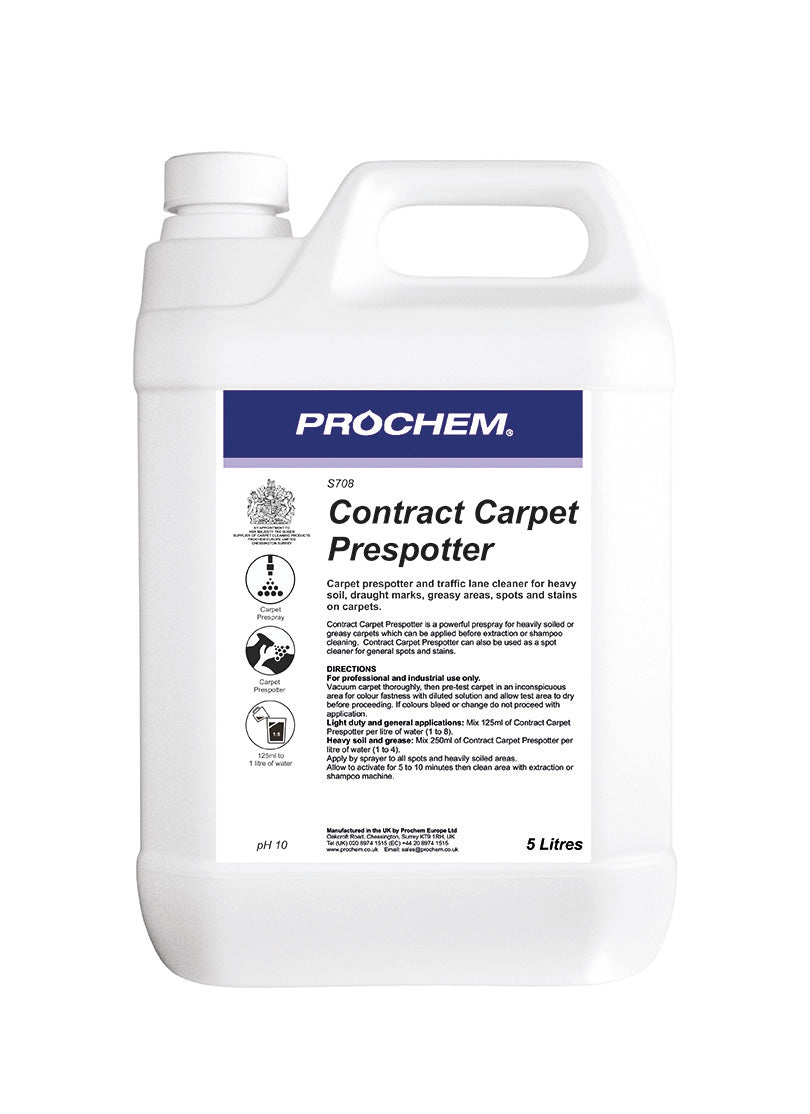 Prochem Contract Carpet Prespotter 5L - Fairspot UK