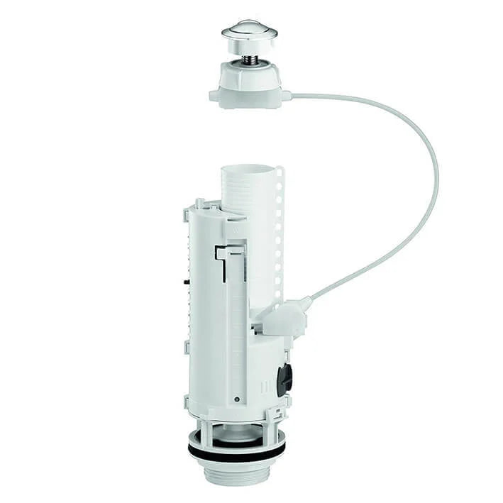 Siamp Optima 50 Cable Operated Dual Flush Valve and Push Button | 32500210 | Fairspot UK