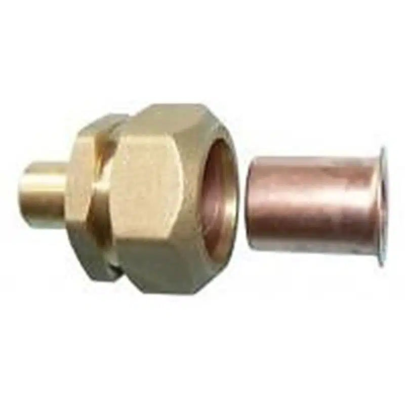 Stoptap / Stopcock Brass Adaptor 20mm x 15mm | 324905 | Fairspot UK