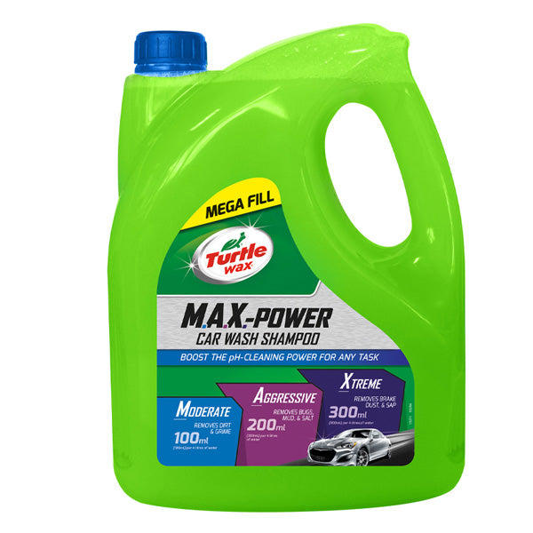 Turtlewax M.A.X. - POWER Car Wash Shampoo 4Ltr - Fairspot UK