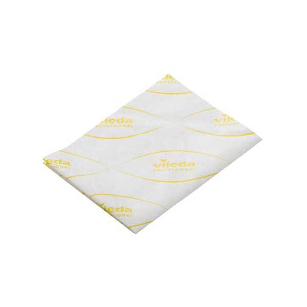 Vileda MicronSolo Woven Cloth (Case of 500) - Yellow - Fairspot UK